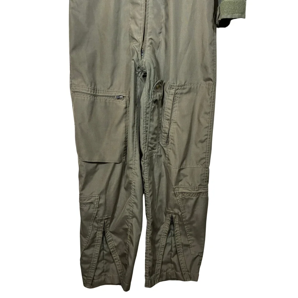Flyers Coveralls Men Summer Fire Resistant Sage Green CWU-27P Size 40R